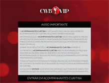 Tablet Screenshot of acompanhantescuritiba.org